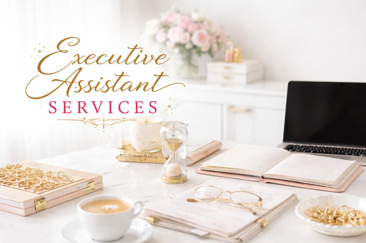 Streamline your business operations with reliable executive assistant support. From calendar and email management to document preparation and meeting coordination, I provide virtual and in-person services to help you stay organized and focused. Streamline your business operations with reliable executive assistant support. From calendar and email management to document preparation and meeting coordination, I provide virtual and in-person services to help you stay organized and focused.